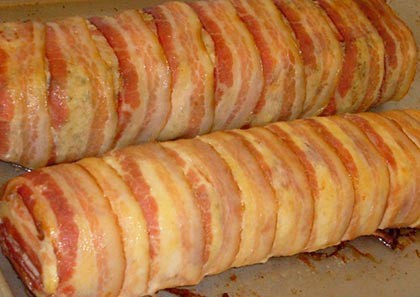 Baconos csirkemell